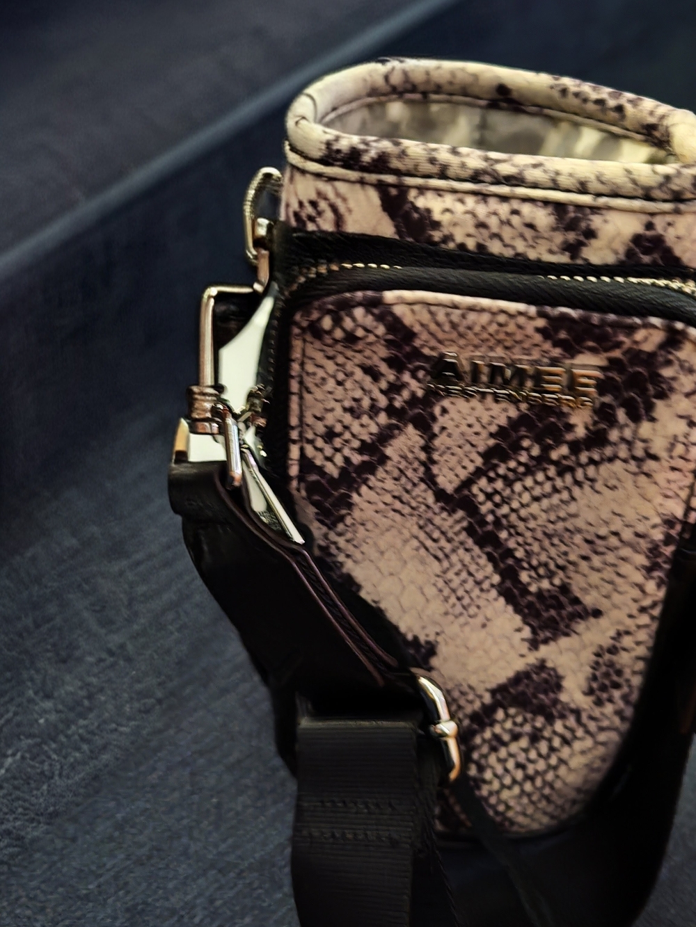 Aimee Kestenberg On Top Of The World Leather Water Bottle Crossbody